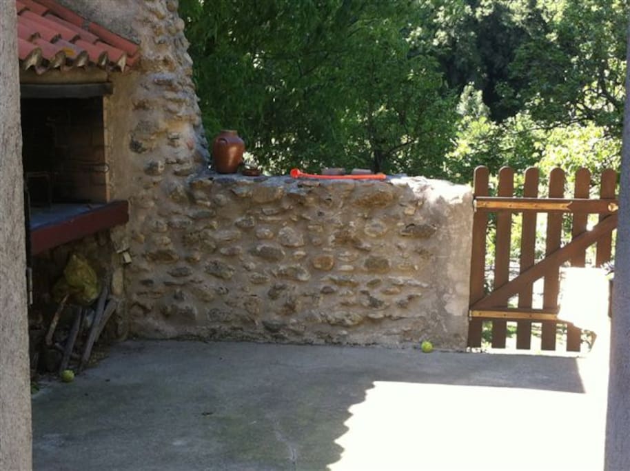 BBQ sur la terrasse