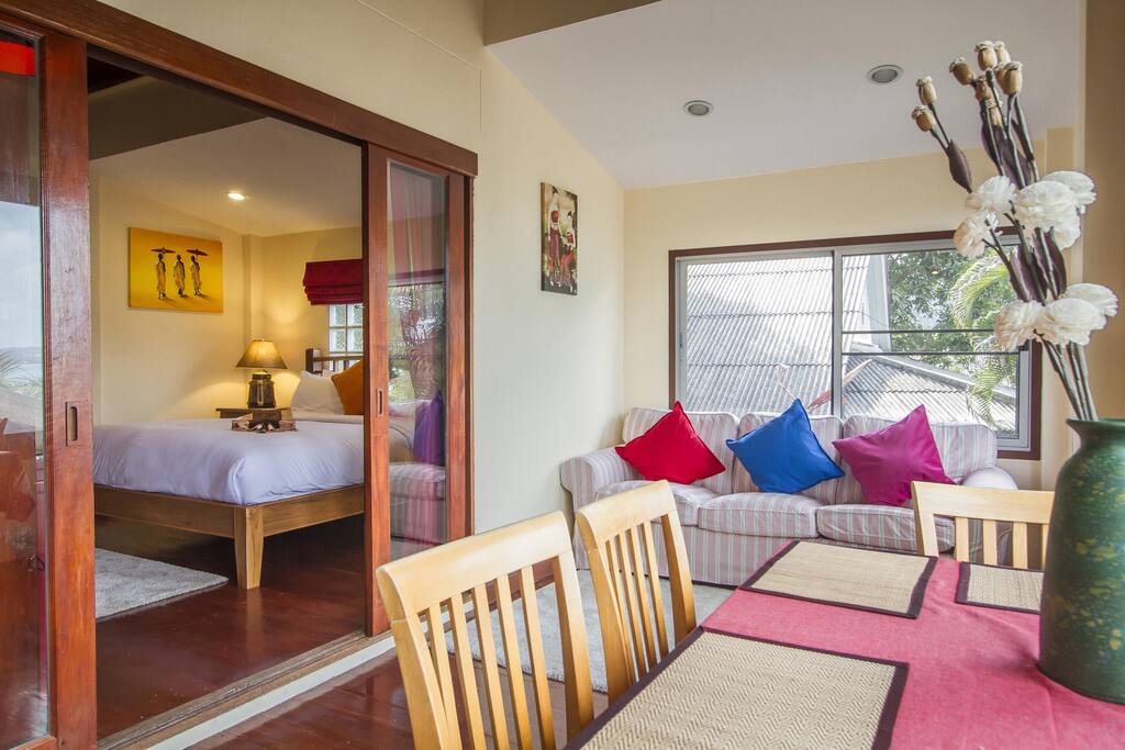 Comfortable dining and seating area