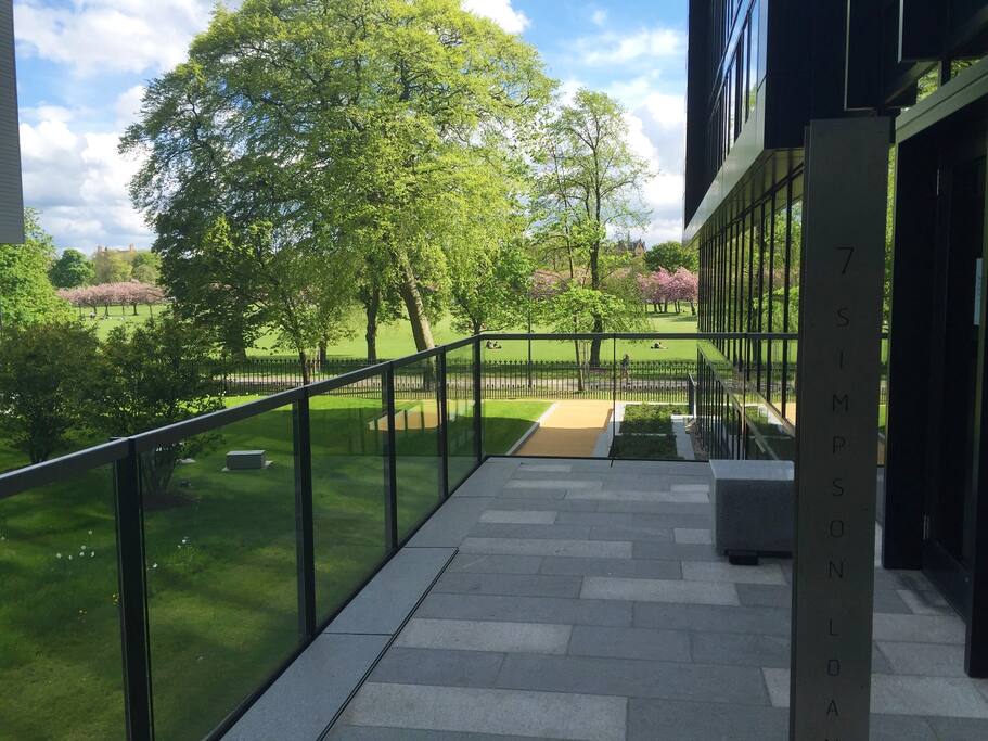 Entrance to the apartment situated right next to The Meadows
