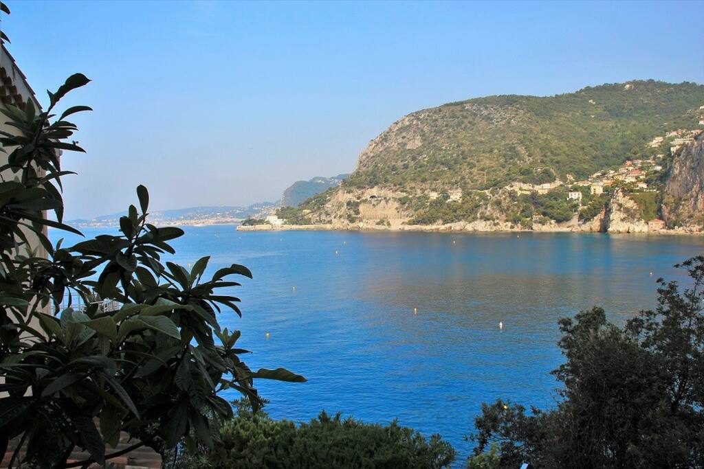 Vue mer panoramique depuis la villa