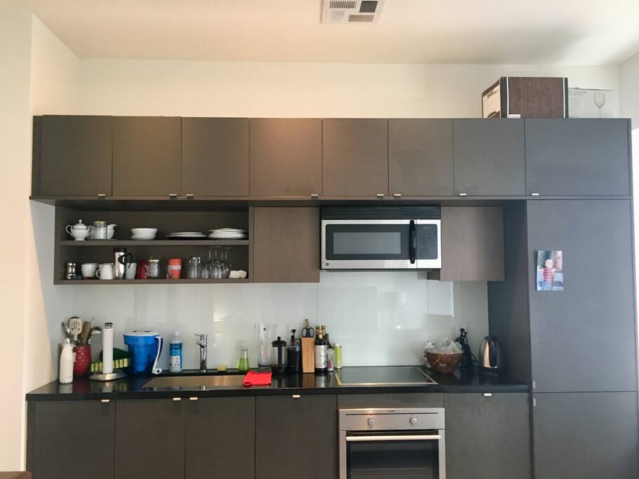 Kitchen with gourmet coffee provided!
