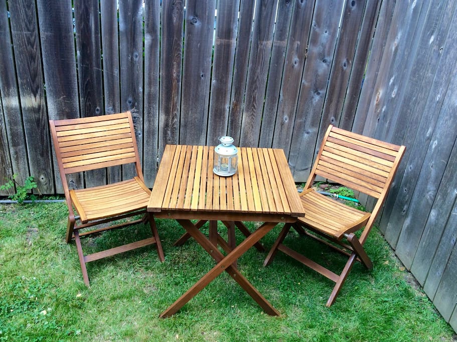 Private outdoor seating