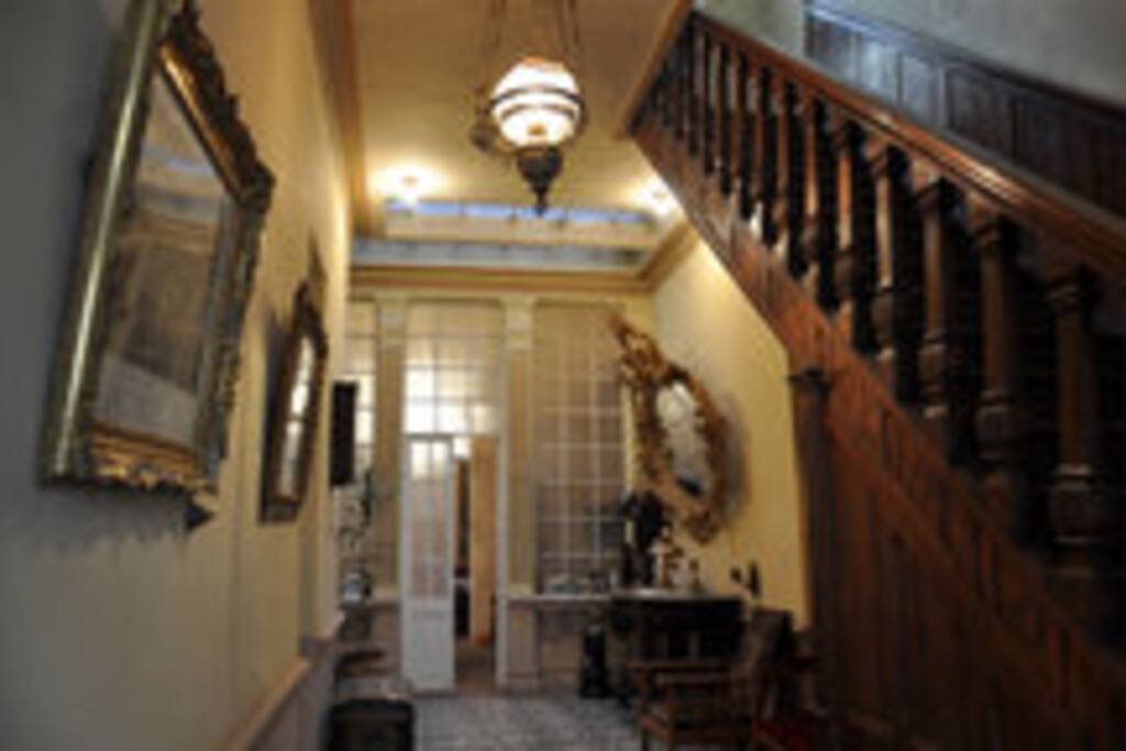 Hall de entrada a la casa