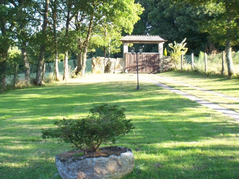 Entrada a la finca