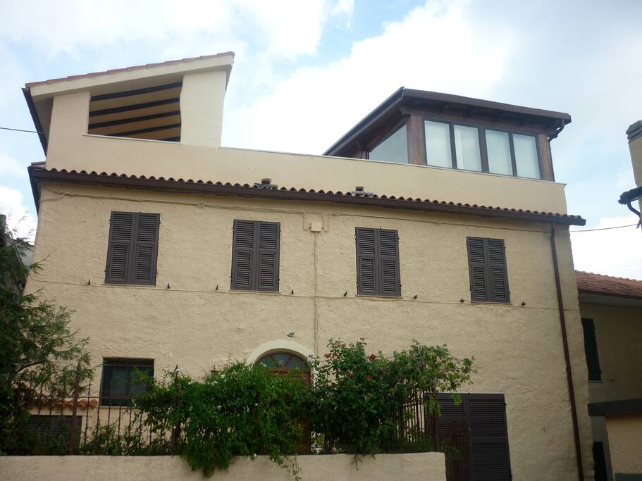 The view of the front