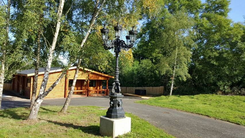Tweed Luxurious Hot Tub Log Cabin Northumberland Cabins For