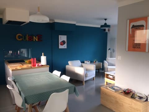 Family-friendly and pleasant house near Nantes