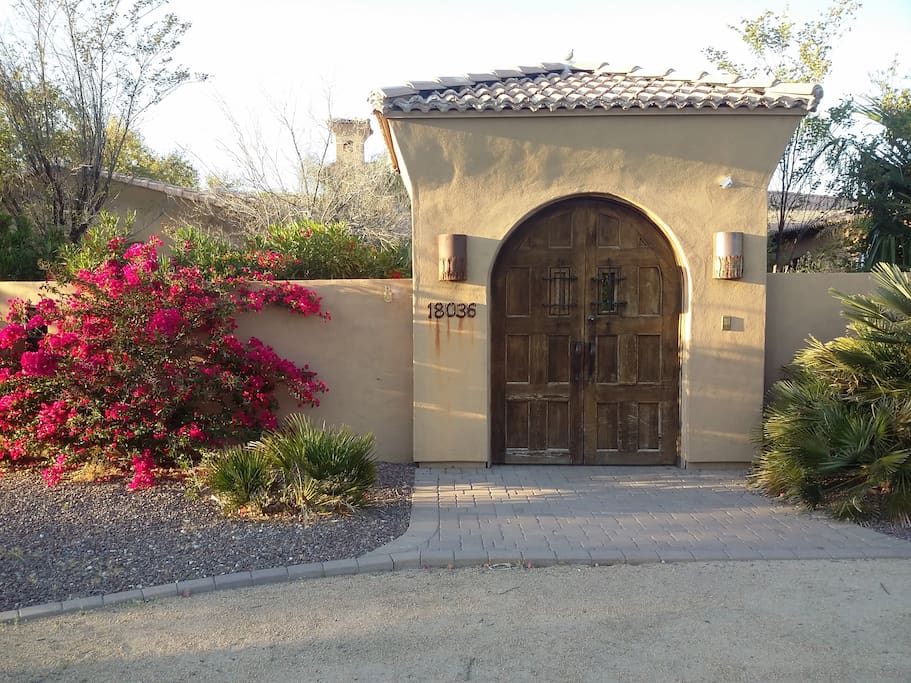 Enclosed courtyard