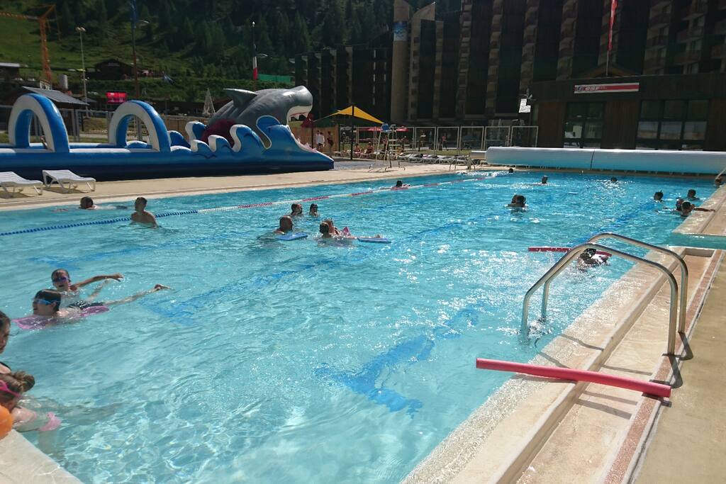 Free access to heated pool