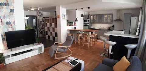 Modern and spacious apartment near Part Dieu