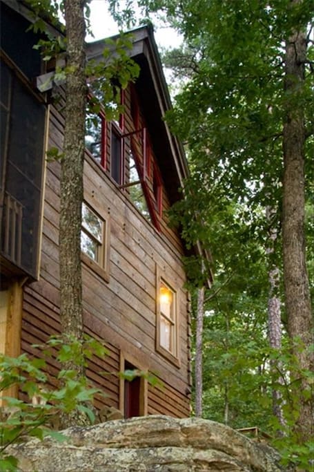 North elevation (check out the view from up there in the loft)