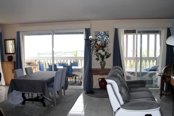 Belle Villa Avec Vue Sur L'étang, Grande Terrasse - La Franqui