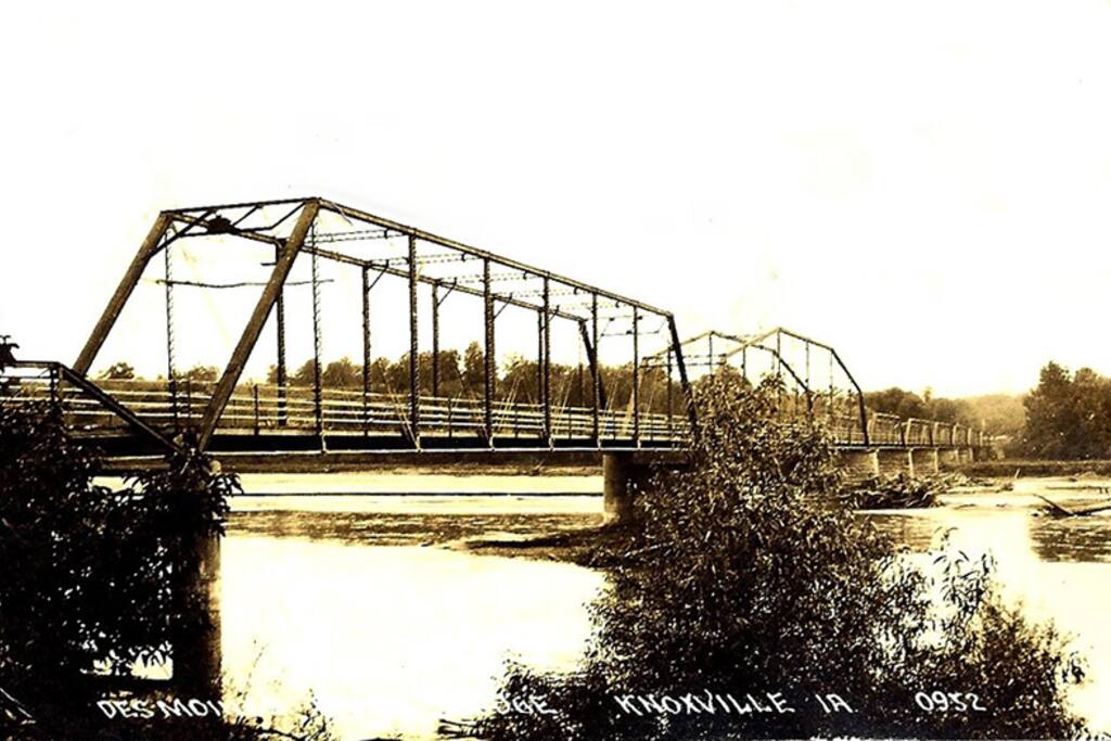 Horn Ferry Bridge, aka, the Dollar Bridge, Circa 1881; 4 miles from house
