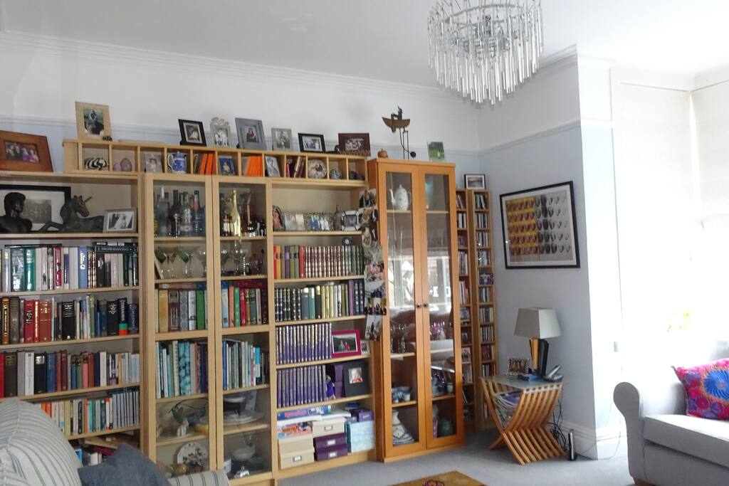 Plenty of books to keep you occupied....