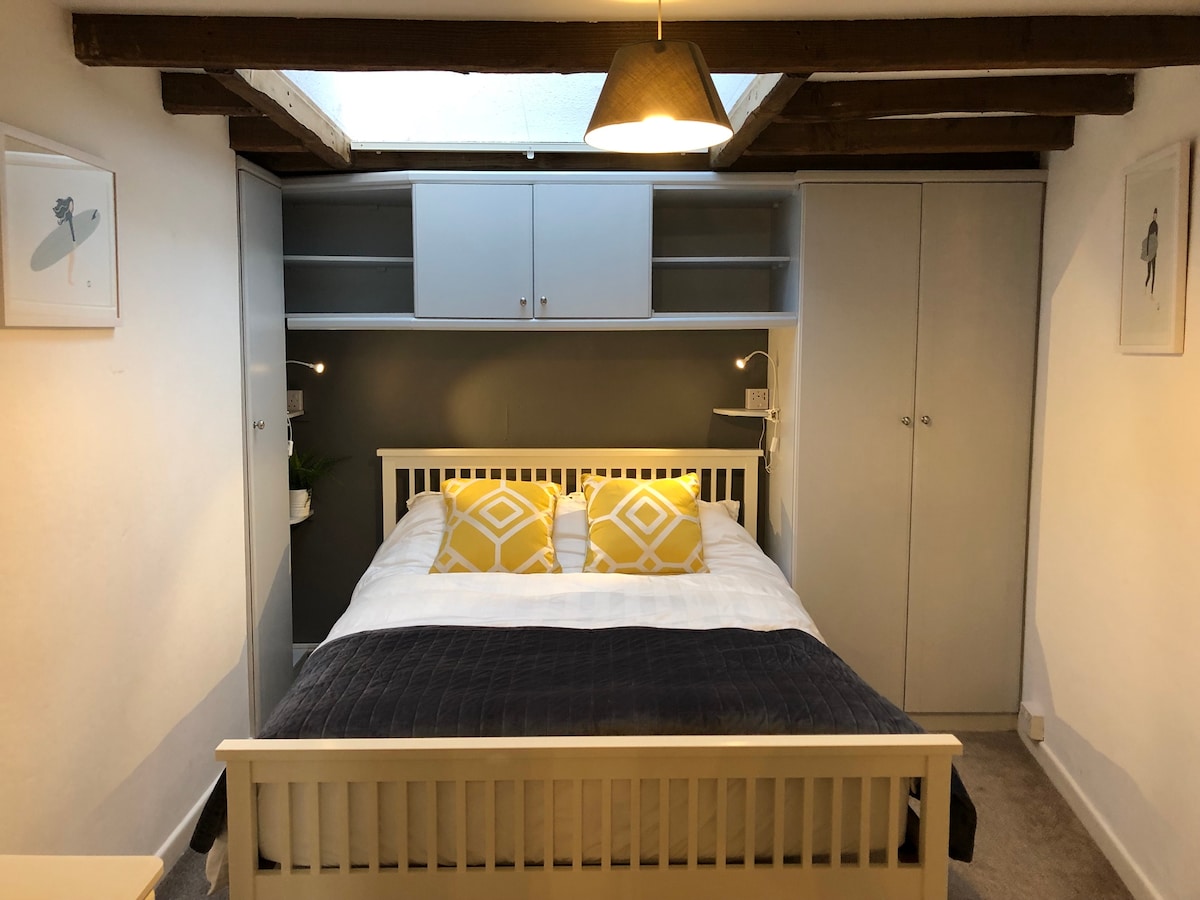 St Helen's Bedroom. Downstairs with a king sized bed