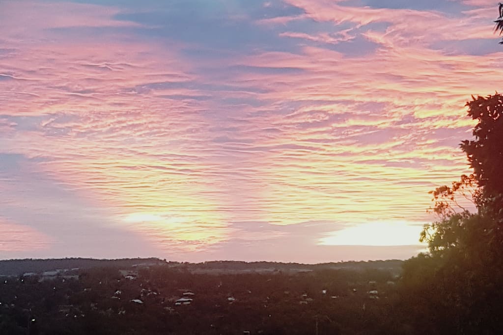 Magical Sunsets from The Lookout Logde