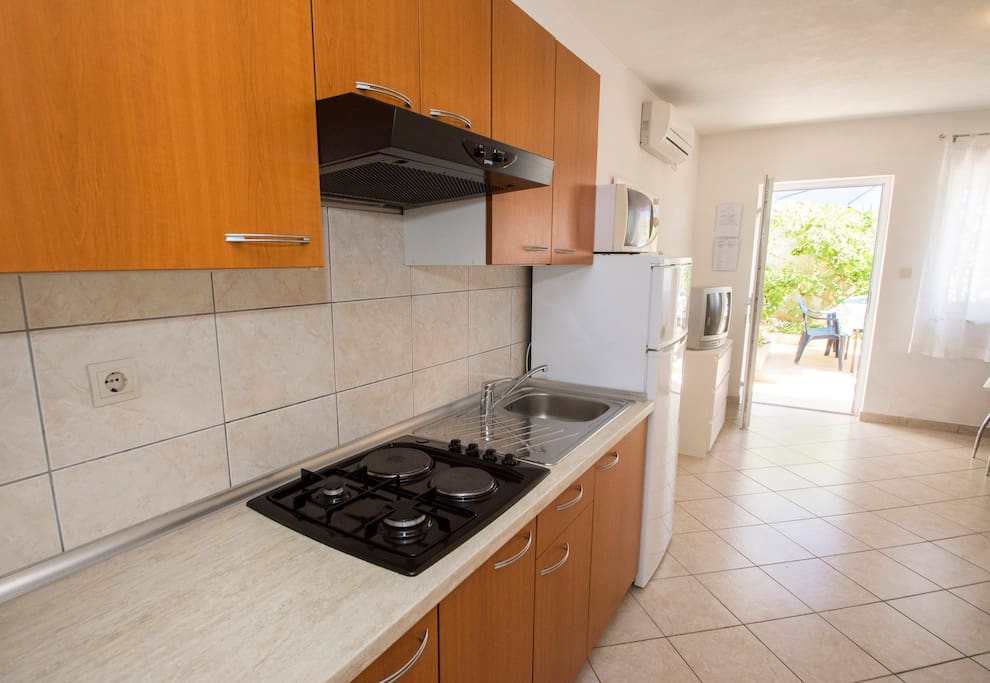 Kitchen in the apartment