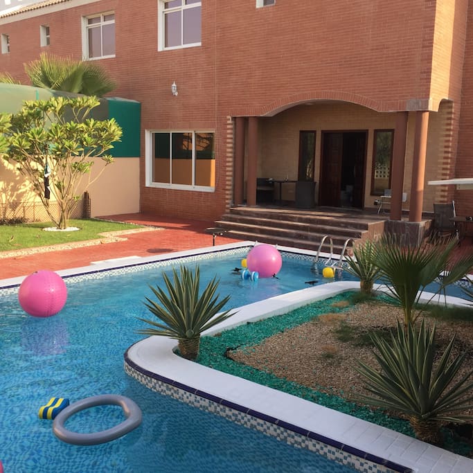 Privat Pool with Aqua bike