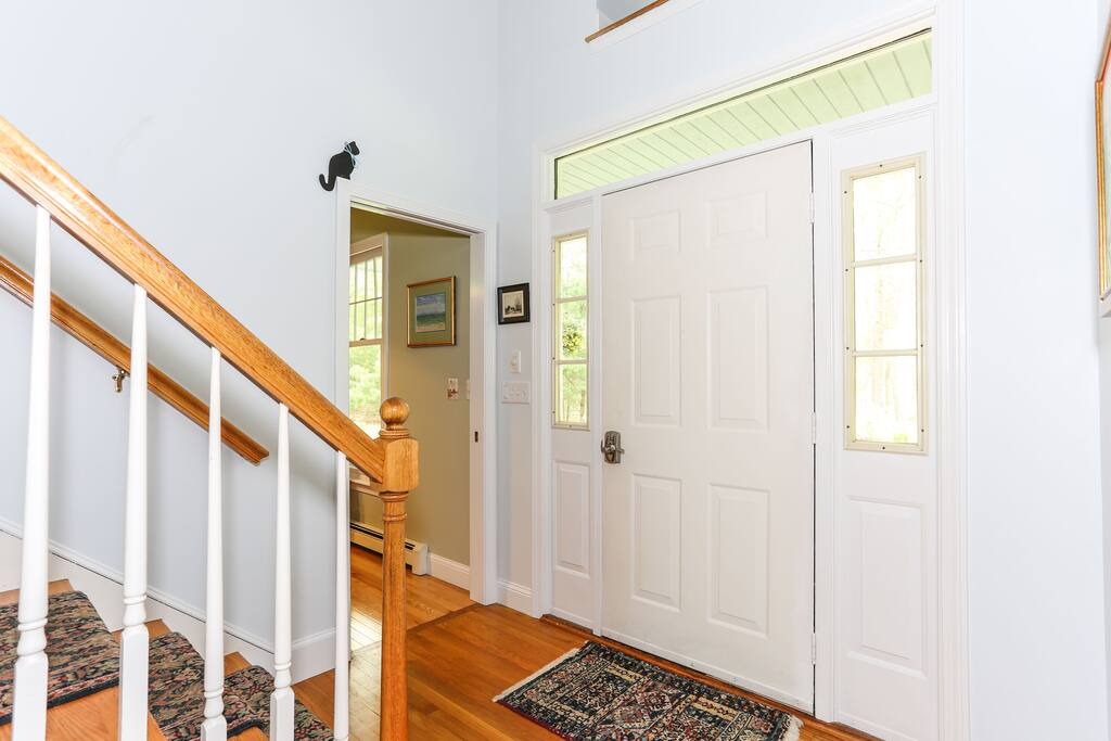 Front Entrance - your own personal code to access the house