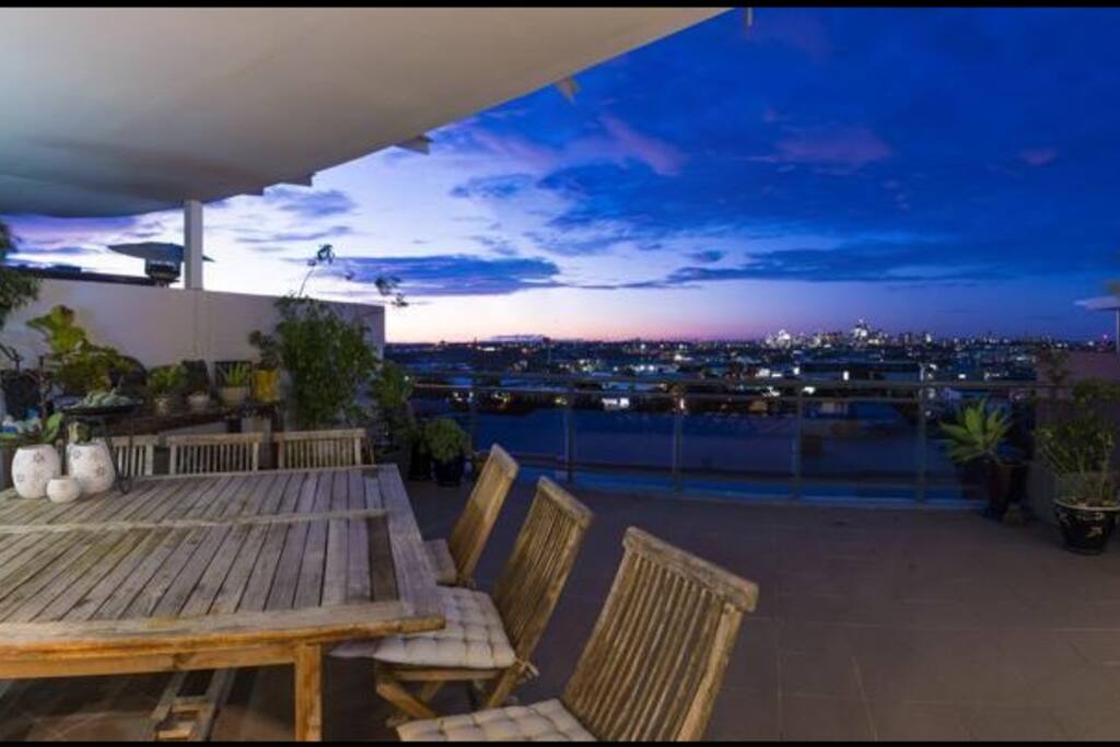 Balcony shared when owner there