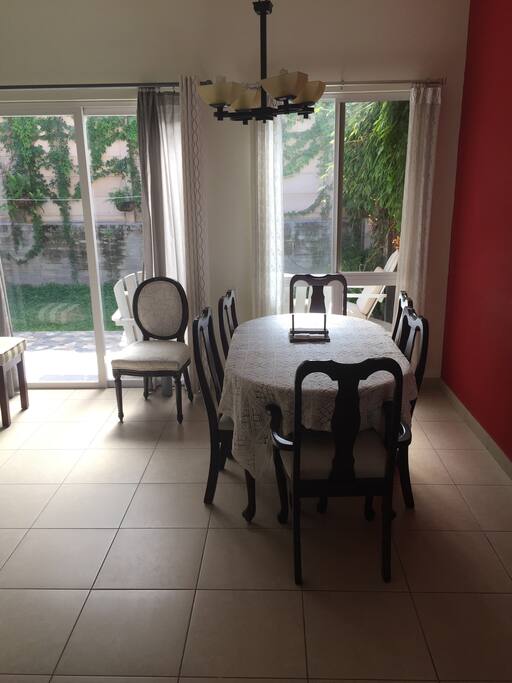 Dining Room facing the backyard