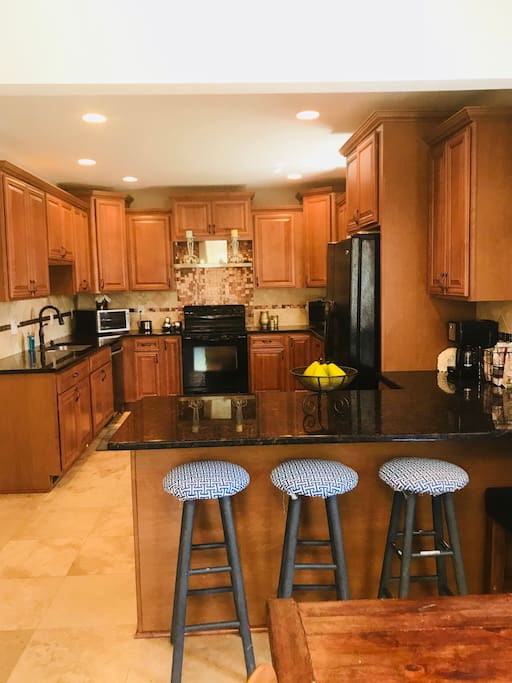 Kitchen from back entry door