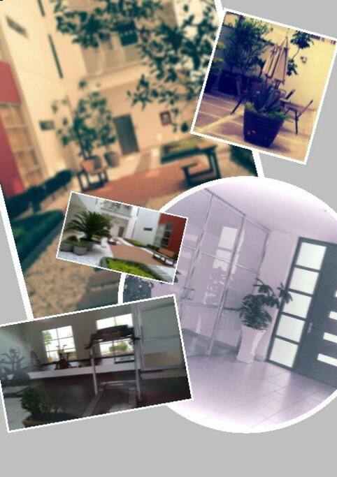 Acceso principal, gym, jardín
