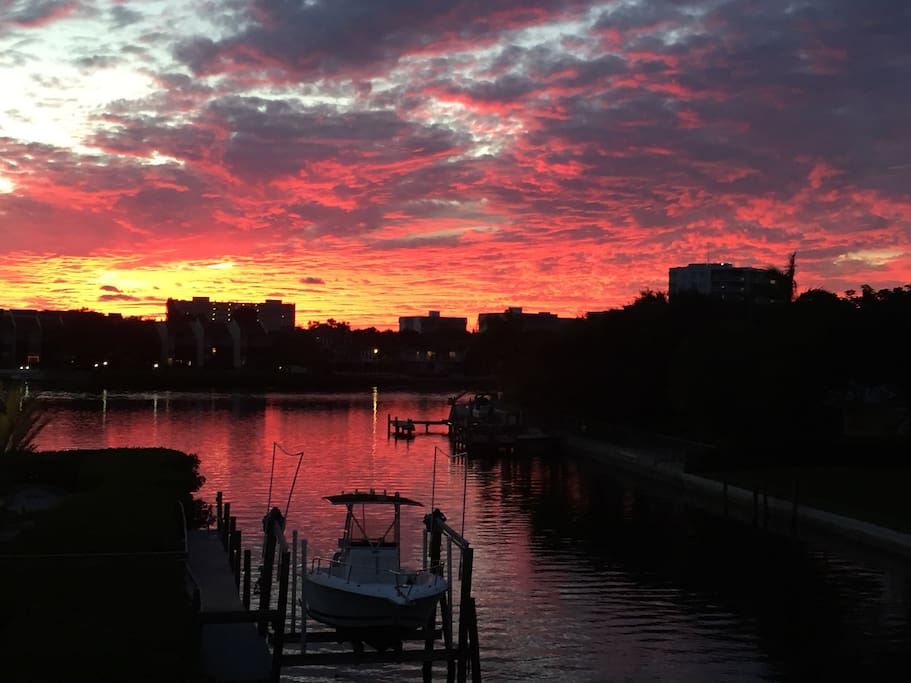 Just one of our spectacular sunsets!