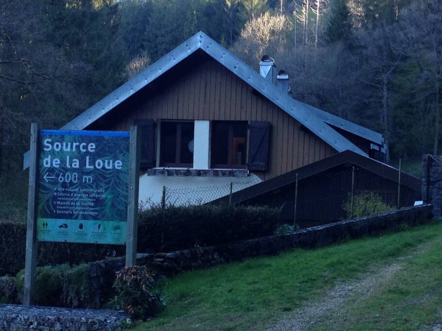 Dernière maison avant la Source de la Loue
