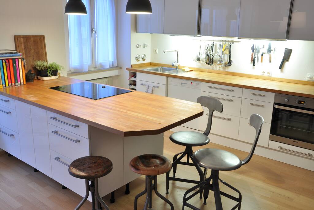 open kitchen