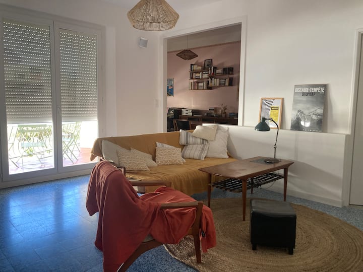 Villa Appart T4 95m2 Terrasse Clim Wifi 200m Plage - Banyuls-sur-Mer