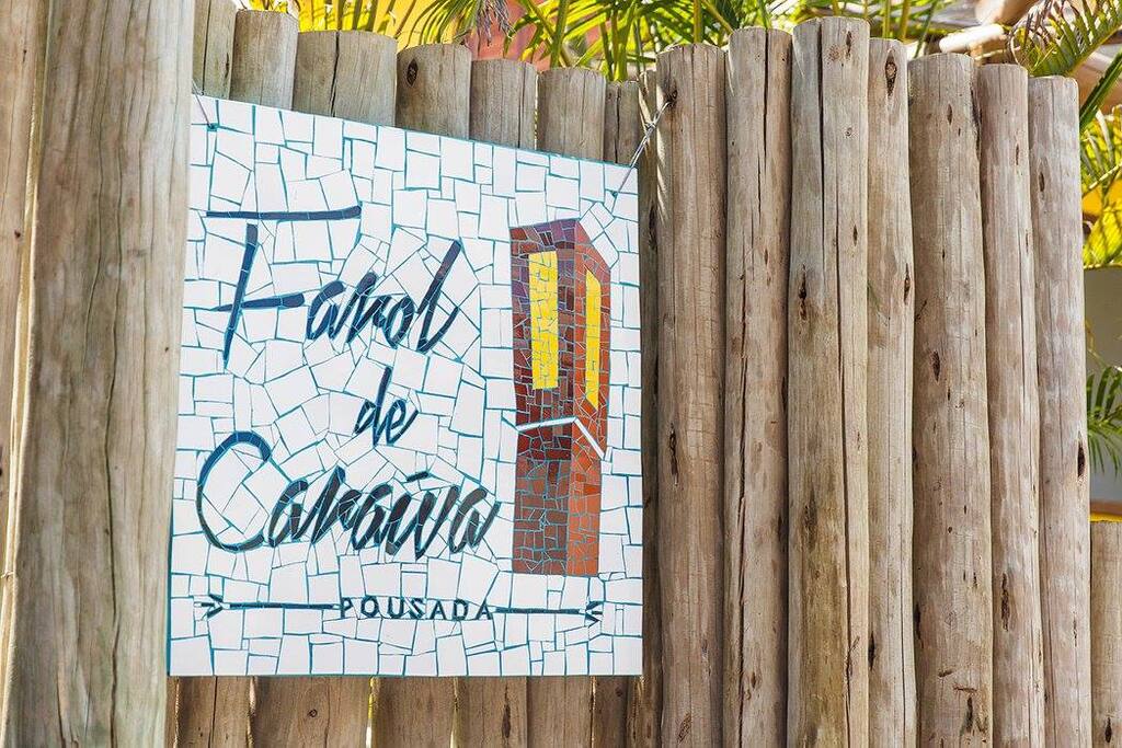 Fachada/Entrada Pousada Farol de Caraíva