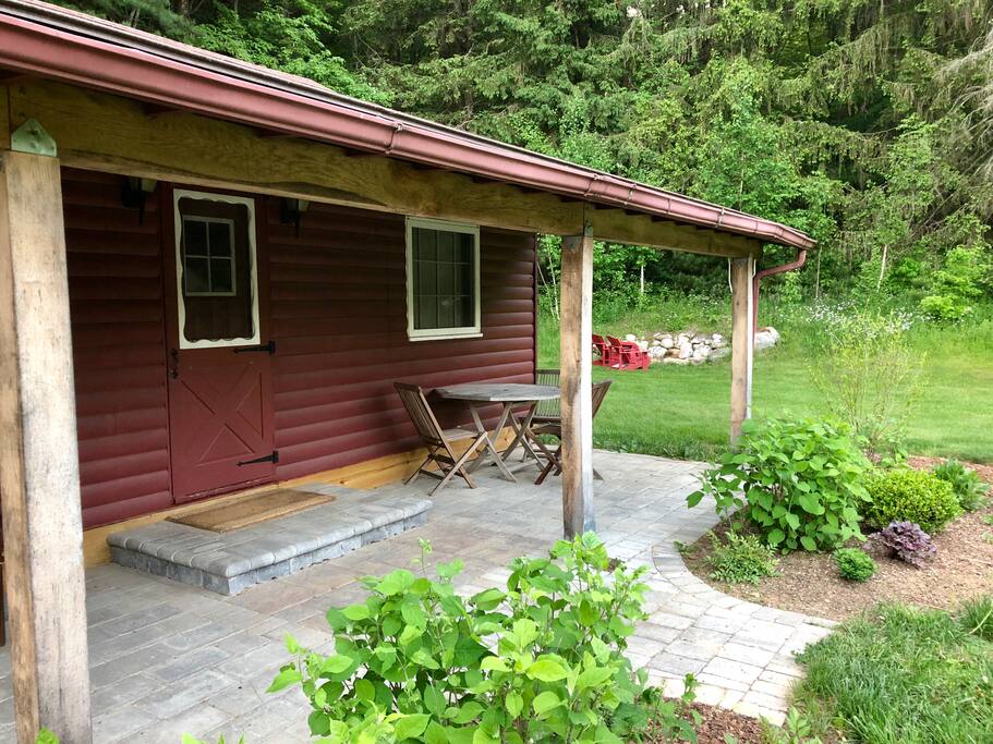 Newly improved patio space