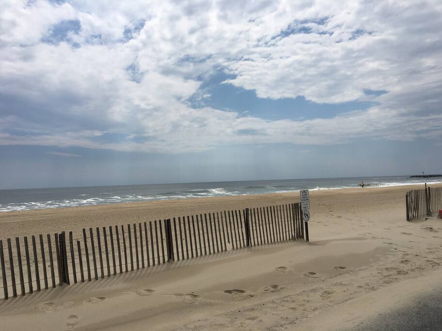 Manasquan beach, walking distance.