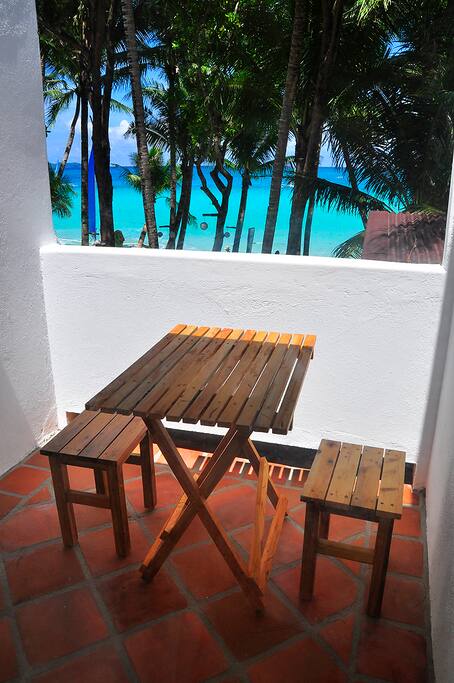 Balcony Facing the beach