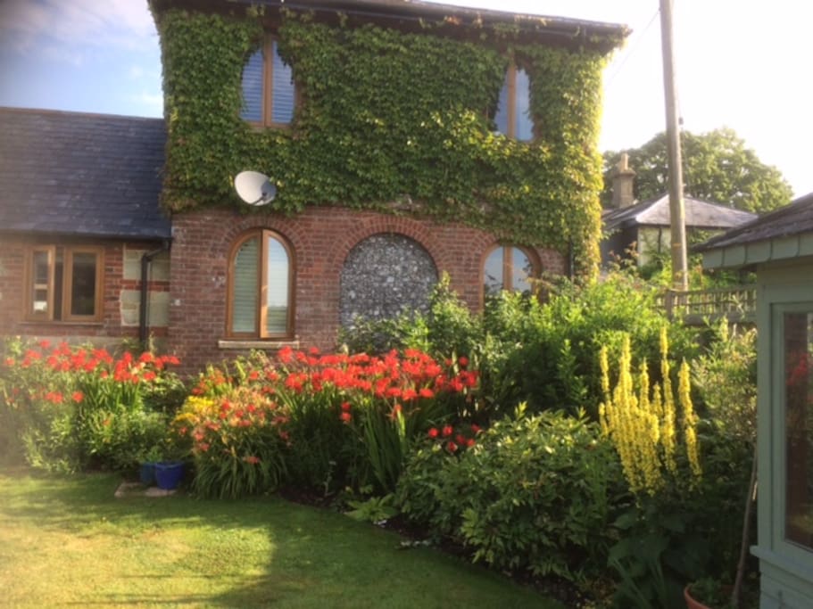 Dovecote in the summer