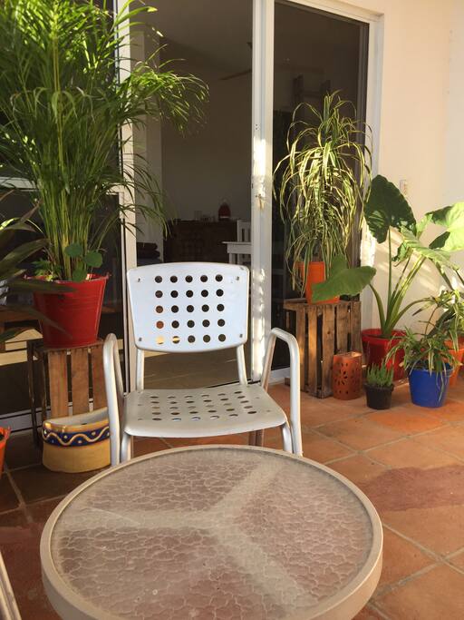 Have your morning coffee on the terrace