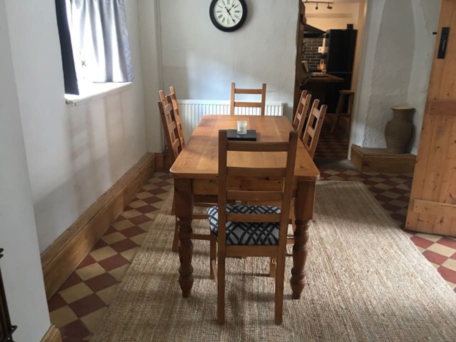 Dining table with 8 chairs