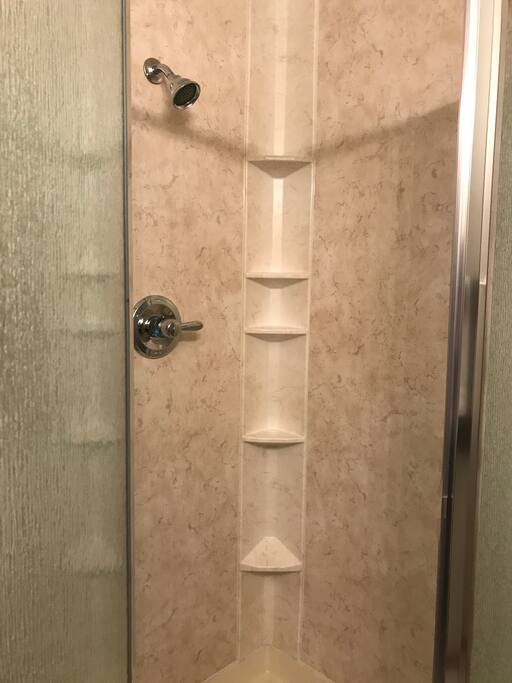 New shower