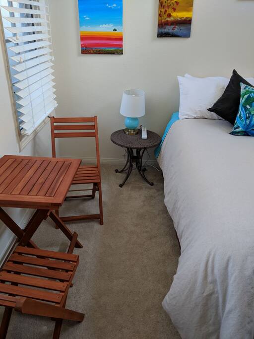 Floor Space, Fold Away Sitting/Work Table, Read, Relax