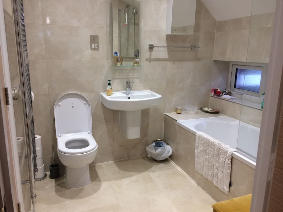 THE BATHROOM - En Suite with Bedroom 1 and also door to landing (Jack and Jill) for access from the other 2 Bedrooms.