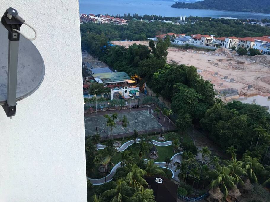 Overlooking the Balcony