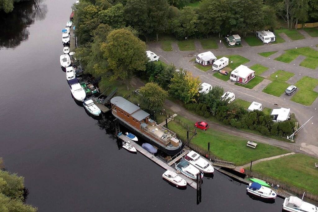 The ARK is York's largest houseboat, moored at a beautiful quiet location along the river Ouse.