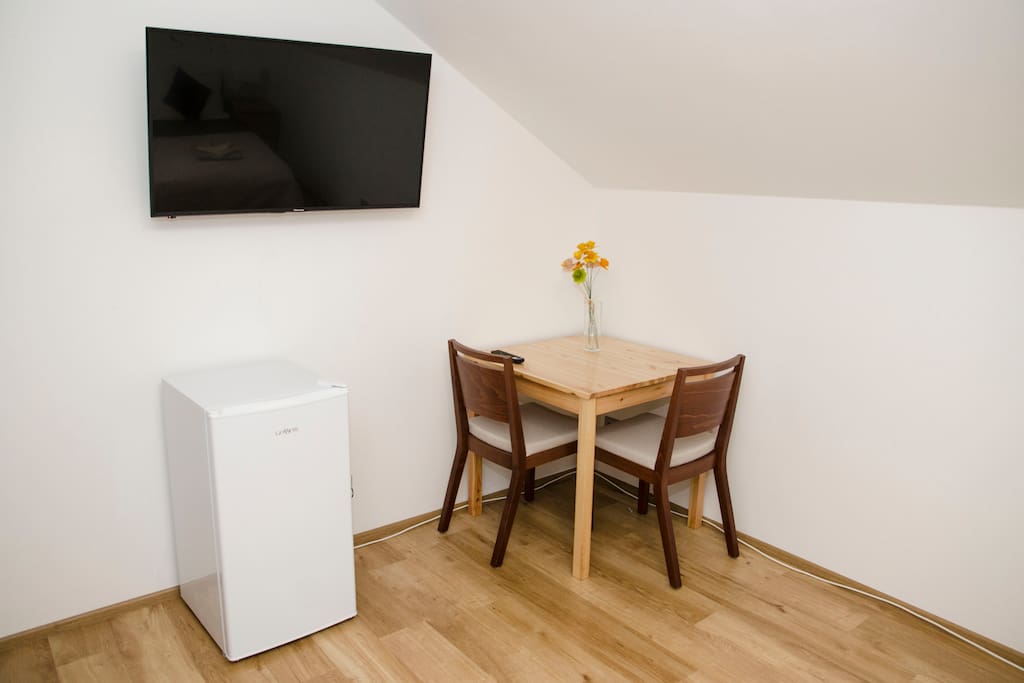 Table with two cozy chairs