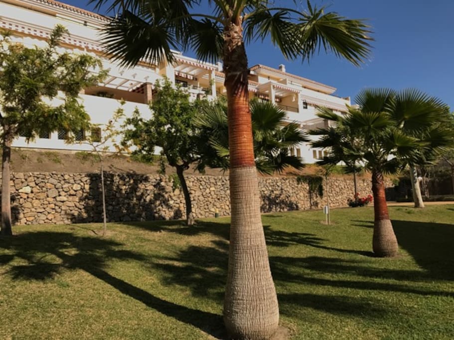 jardines de la urbanización