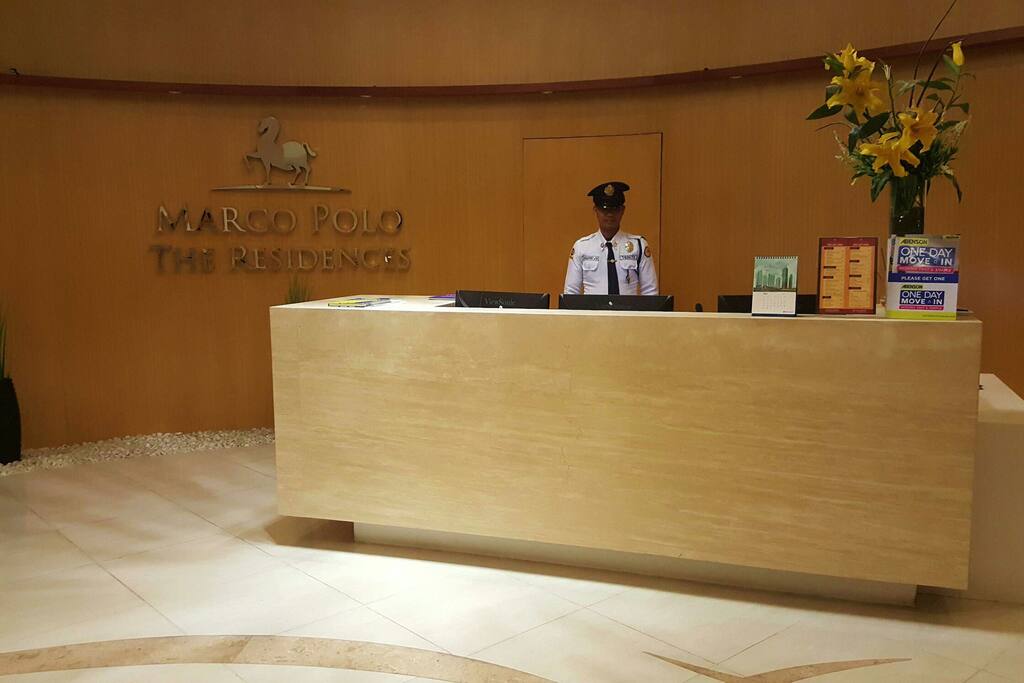 At the Reception Area