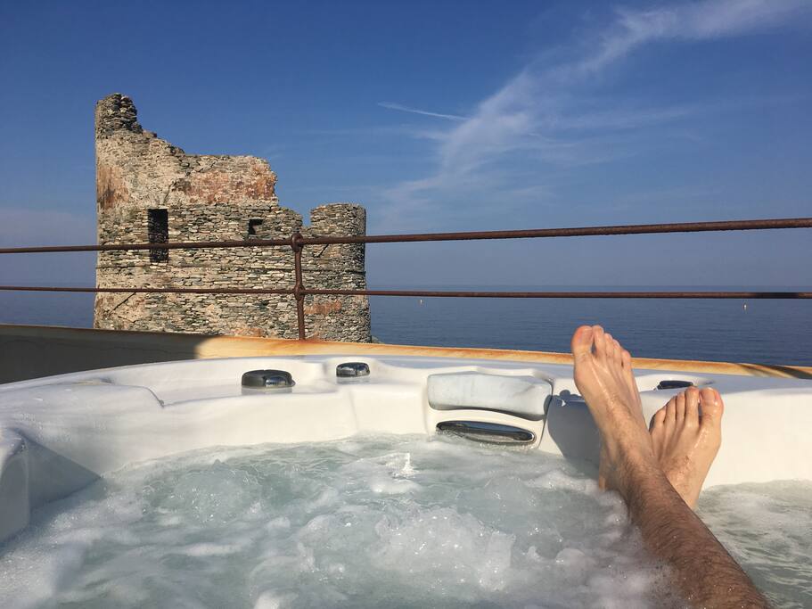vue du jacuzzi