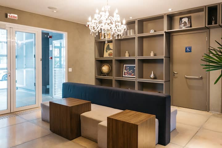 Studio Décimo Andar Com Garagem No Coração De Sp - São Paulo