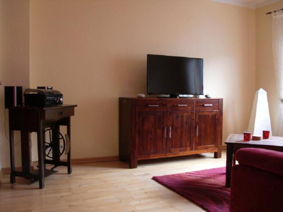 Blick ins Wohnzimmer
