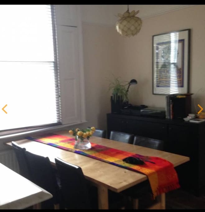 Separate dining room